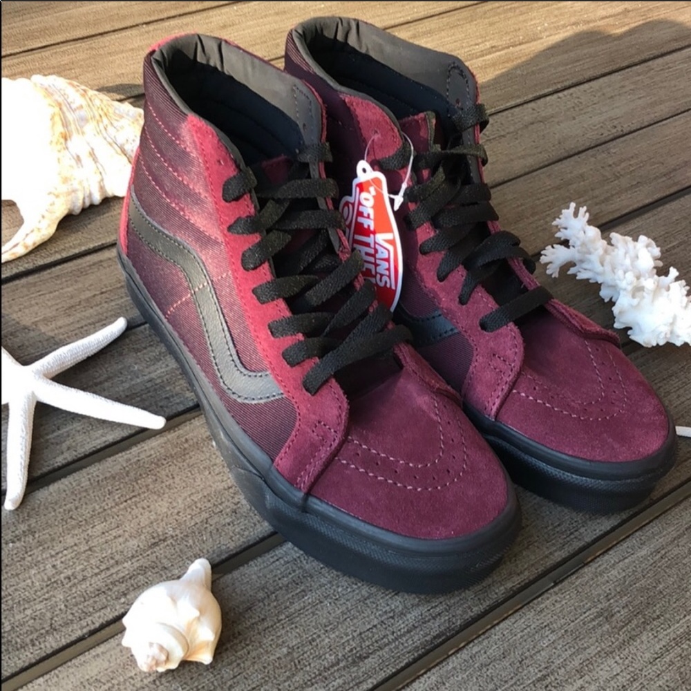 🌴🌼VANS- METALLIC TWILL HIGH TOPS🌼🌴 - Picture 2 of 10